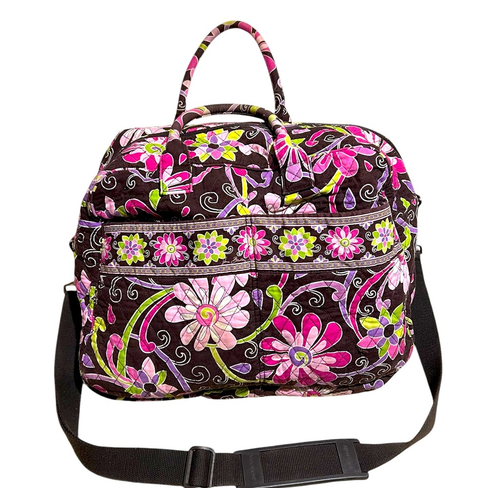Vera Bradley "Purple Punch" carry-on bag